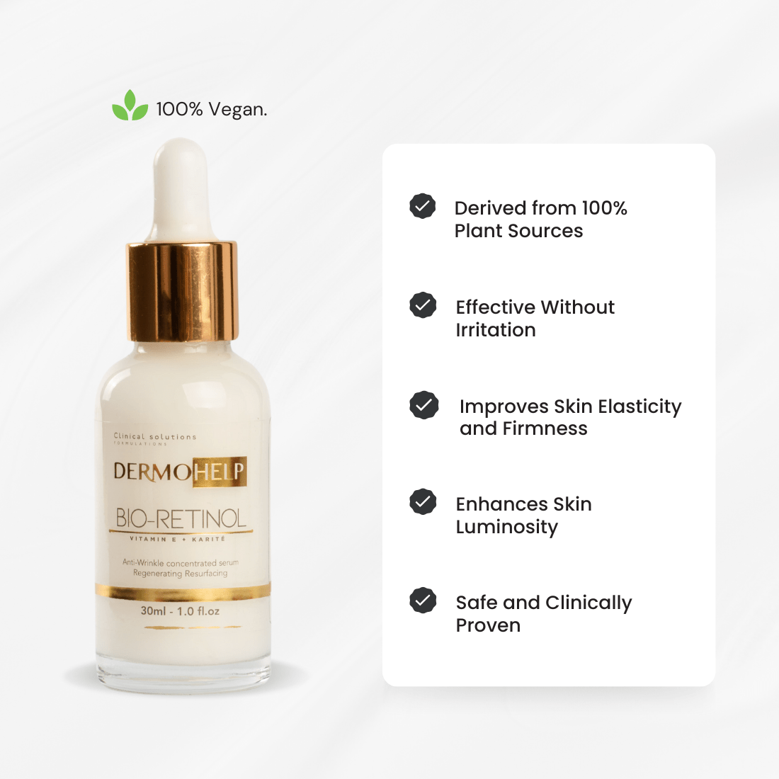 BIO - RETINOL SERUM to Reduce the Signs of Aging - DermoHelp Skin Care Products - Shop Now