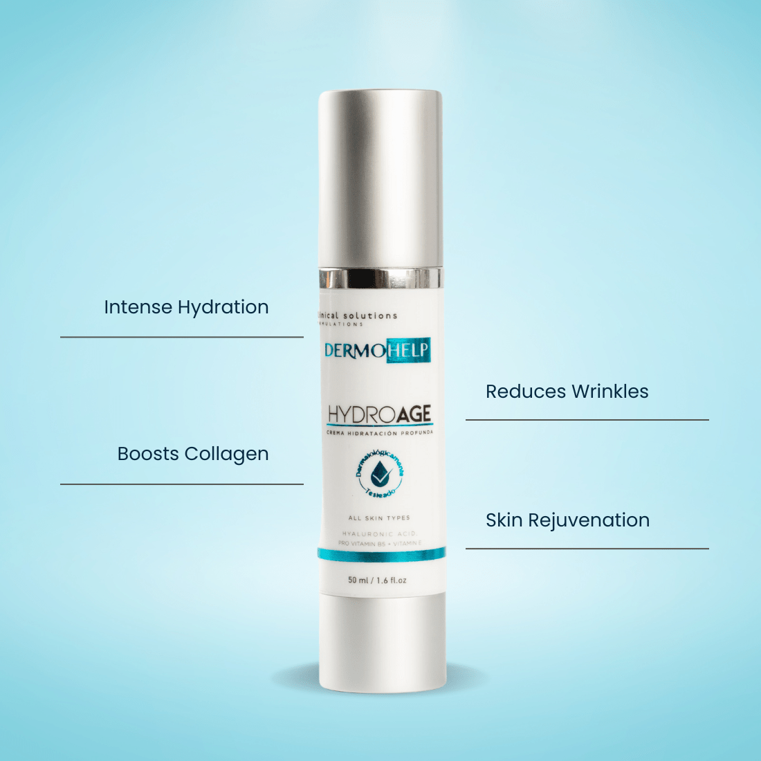 HYDROAGE Deep Hydration Cream the Secret to Ageless Radiance - DermoHelp Skin Care Products - Shop Now